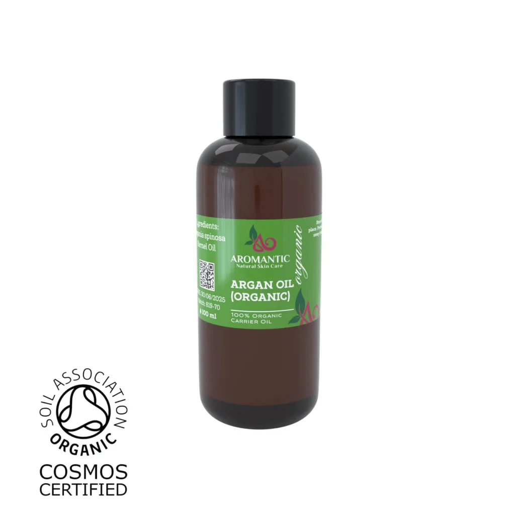 Aromantic Organic Argan Carrie Oil for Thin Curly Hair for moisturising and smoothing