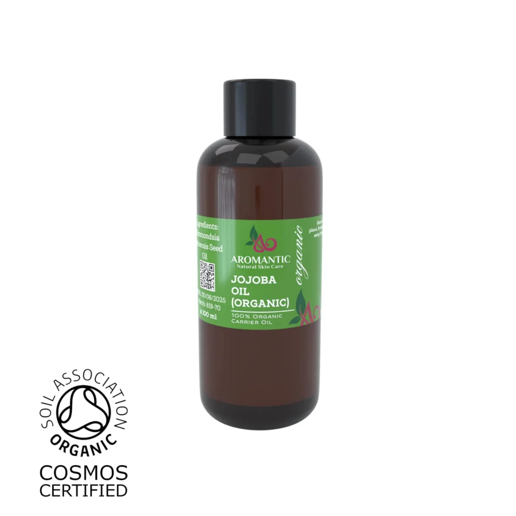 Aromantic Organic Jojoba Carrier Oil for Thin Curly Hair Healthy Growth