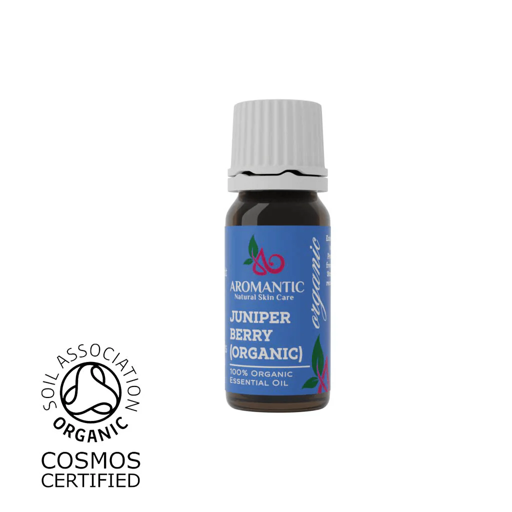 Organic Juniper Berry essential oil to boost lymph drainage for Mature skin Cellulite