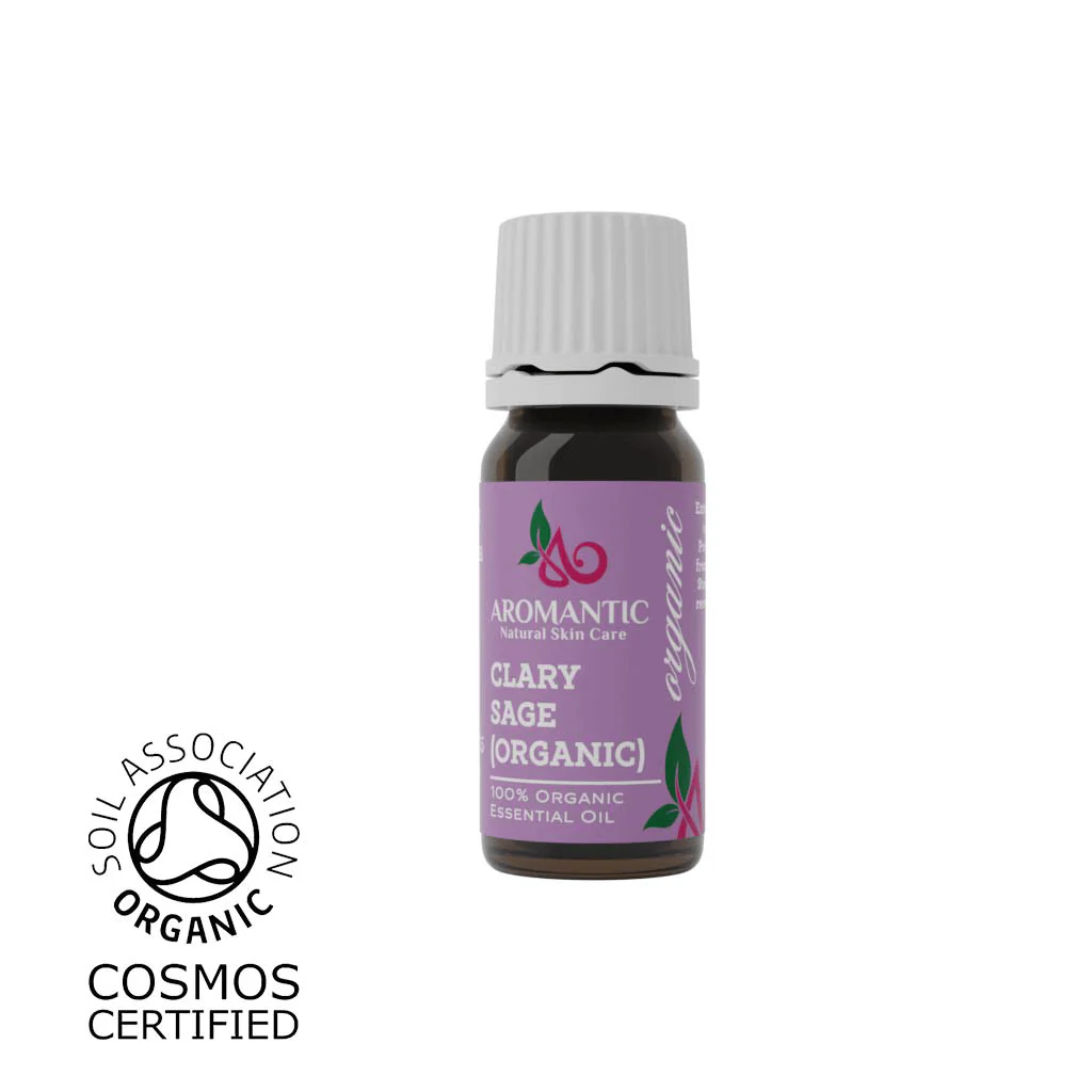 Tisserand Organic Clary Sage essential oil to Low Cortisol and Rejuvenate Skin