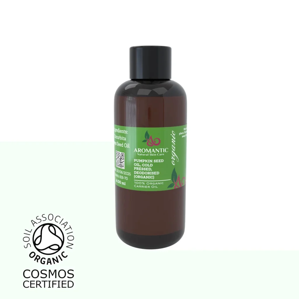 Aromantic Organic Pumpkin Seed Carrier Oil for Perimenopausal and Menopausal Hair