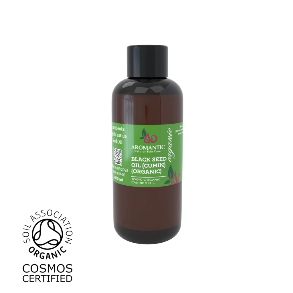 Aromantic Organic Black Seed (Cumin) Carrier Oil for Perimenopaulsal and Menopausal Hair